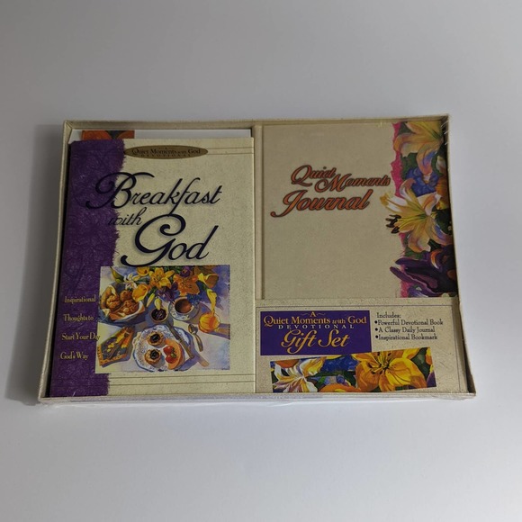 Breakfast With God Gift Set (Quiet Moments With God) Daily Reflection Journal - Picture 1 of 8